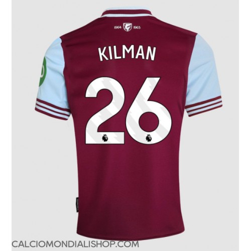 Maglie da calcio West Ham United Max Kilman #26 Prima Maglia 2024-25 Manica Corta